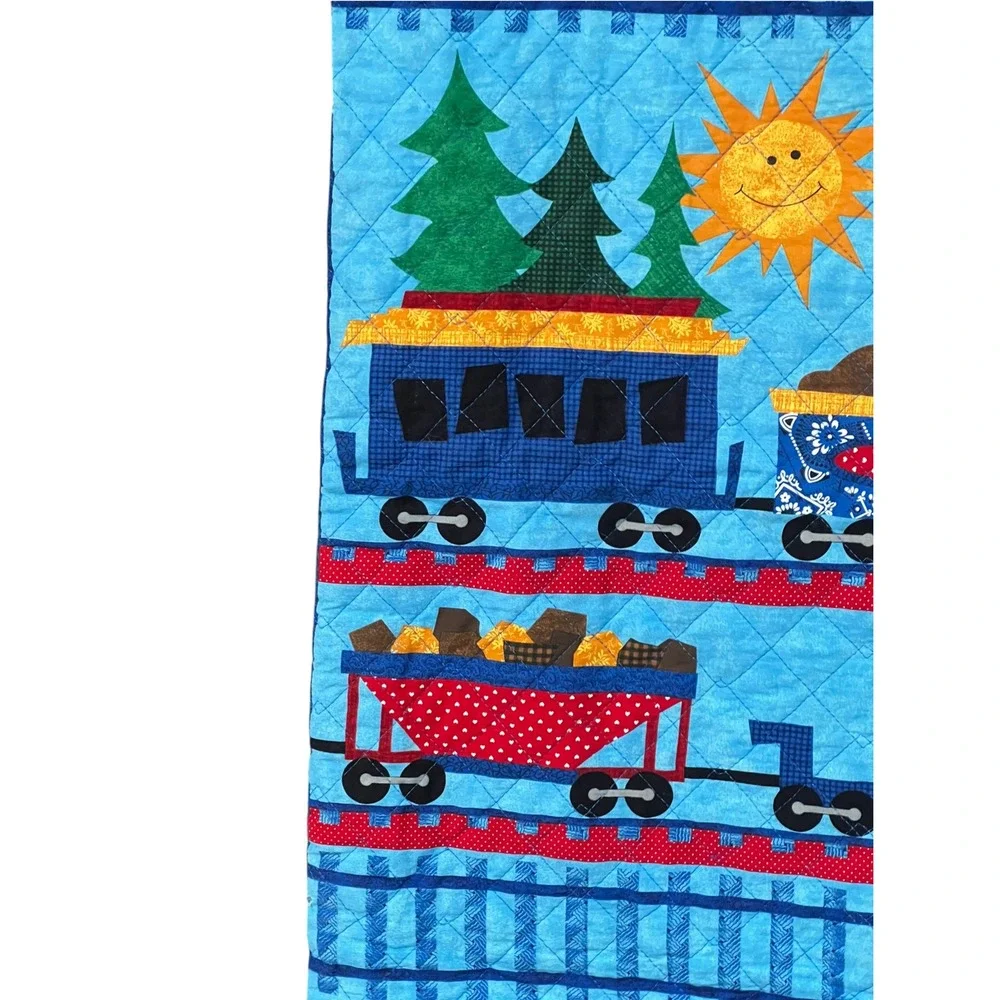 Handmade colorful train